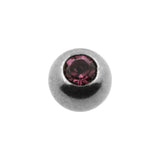 Titanium Opschroefbal Kristal Amethyst