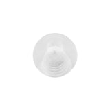 Acrylic Threaded Ball Clear
