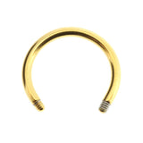 Chirurgisch Stalen Circular Staafje Goud