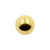 Surgical Steel Threaded Ball Gold