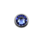 Titanium Disc Met Kristal Sapphire