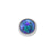 Titanium Cabochon Opaal Disc Black Opal