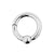 Surgical Steel Ball Closure Click Ring Silver