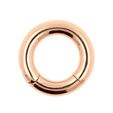 Chirurgisch Stalen Click Ring Rose Goud