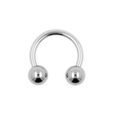 Chirurgischer Stahl Circular Barbell Silber
