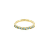 18 Karaats Gouden Neus Click Ring Met Diamanten