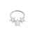 Nikkelvrij Stalen Daith Clicker - Stars Clear
