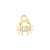 Nickel-Free Stainless Steel Charm - Crab Gold