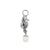 Nickel-Free Stainless Steel Charm - Sea Horse Silver
