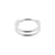 Titanium Double Click Ring Silver