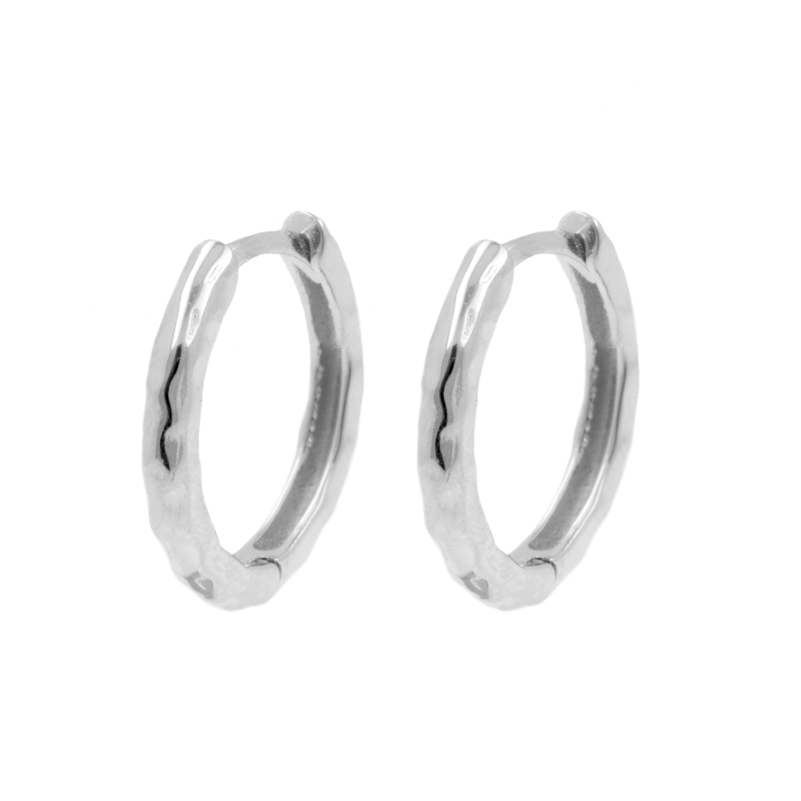 925 Zilver Oorringen - Ring Organisch - Zilver – AllOver 925 Zilver Oorringen - Ring Organisch - Zilver – AllOver