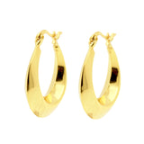 925 Zilver Oorringen - Bangle - Goud