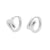 925 Silver Ear Hoops - Twist - Silver