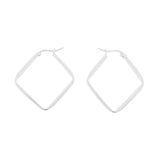 925 Silver Ear Hangers - Diamond Silver