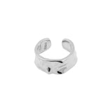 925 Zilver Oor Cuff - Organic Band - Zilver