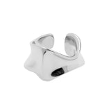 925 Zilver Oor Cuff - Organic Twist - Zilver