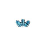 Titanium Zirkonia Cluster Top - Aqua