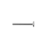 Titanium Labret-Stecker - Silber
