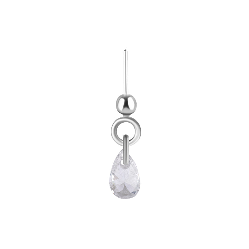 Elli Premium oorbellen dames druppel druppel elegant fonkelend met zirkonia kristallen in 925 sterling zilver, Facetgeslepen, Zirkonia