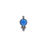 Titan Opal-Cluster - Saphirblauer Opal