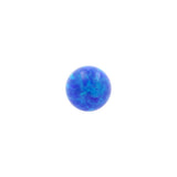 Titanium Opal Ball - Threadless Sapphire Blue Opal