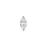 Nickel-Free Stainless Steel Marquise Attachment - Silver