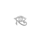 Chirurgisch Stalen Oog van Horus Top - Zilver