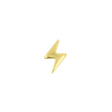Titanium Threadless Top - Flash Right Gold