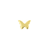 Titanium Threadless Top - Butterfly Gold