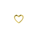 18 Karat Gold Heart Top