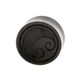 Houten Double Koru - Areng Zwart