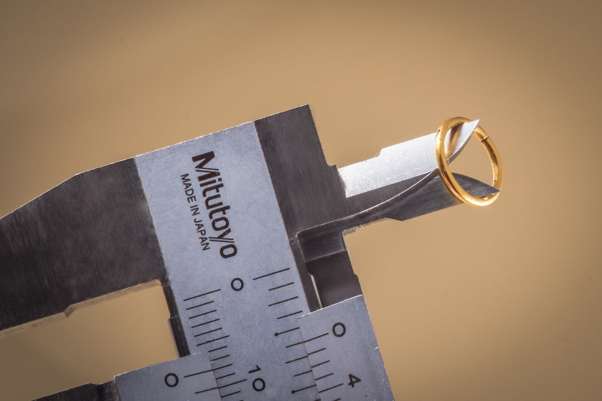 Piercing Measuring Tools Measuring piercings: what size do I need? – AllOver