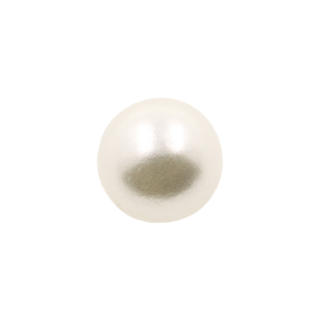 Acrylic Threaded Pearl White