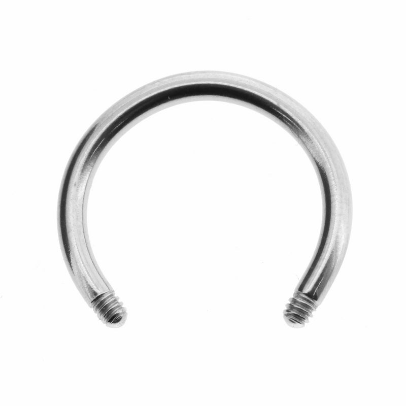 Chirurgisch Stalen Circular Staafje Zilver