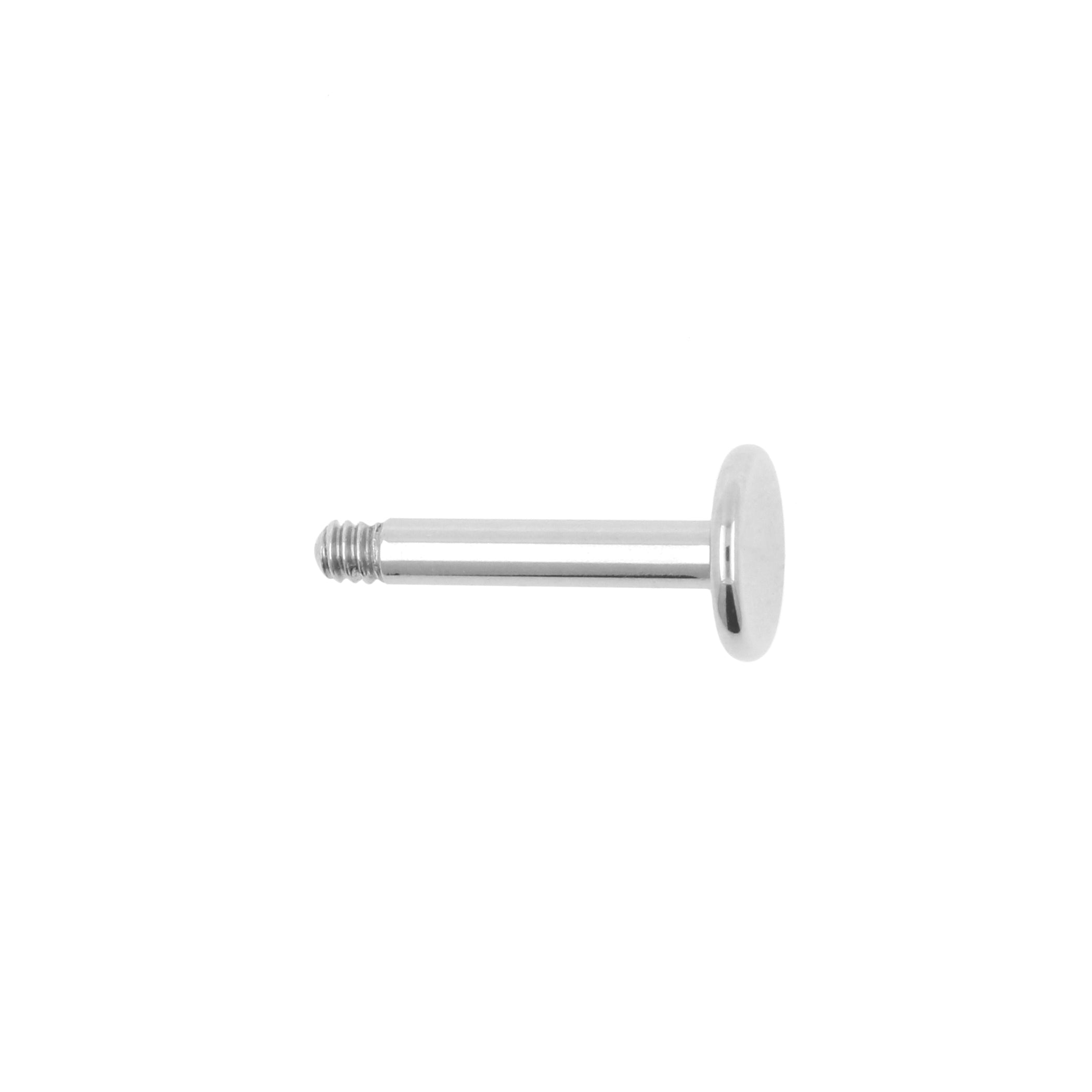 Chirurgischer Stahl Labret Stecker Silber