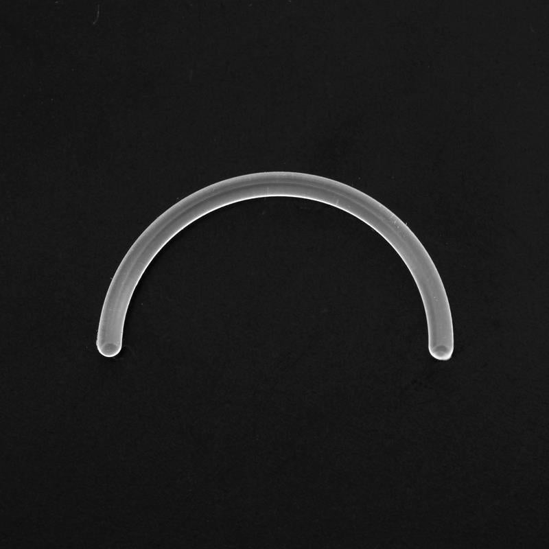 Bioplast Gebogen Staafje Transparant