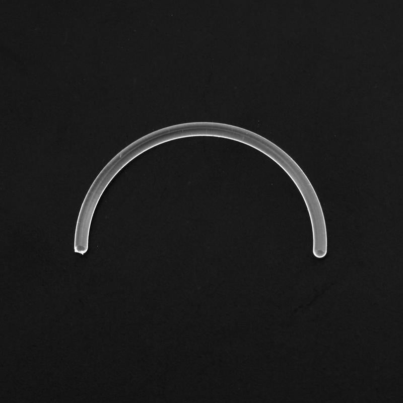 Bioplast Curved Barbell Post Clear