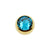 Chirurgisch Stalen Opschroefbal Met Kristal Blue Zircon