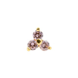 18 Karaats Goud Microdermal Trinity Met Zirkonia