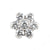 Titanium Zirconia Flower Clear