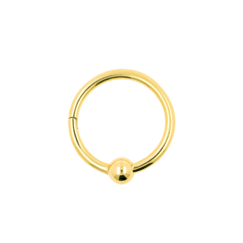 Chirurgisch Stalen Ball Closure Click Ring Goud