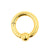 Chirurgisch Stalen Ball Closure Click Ring Goud