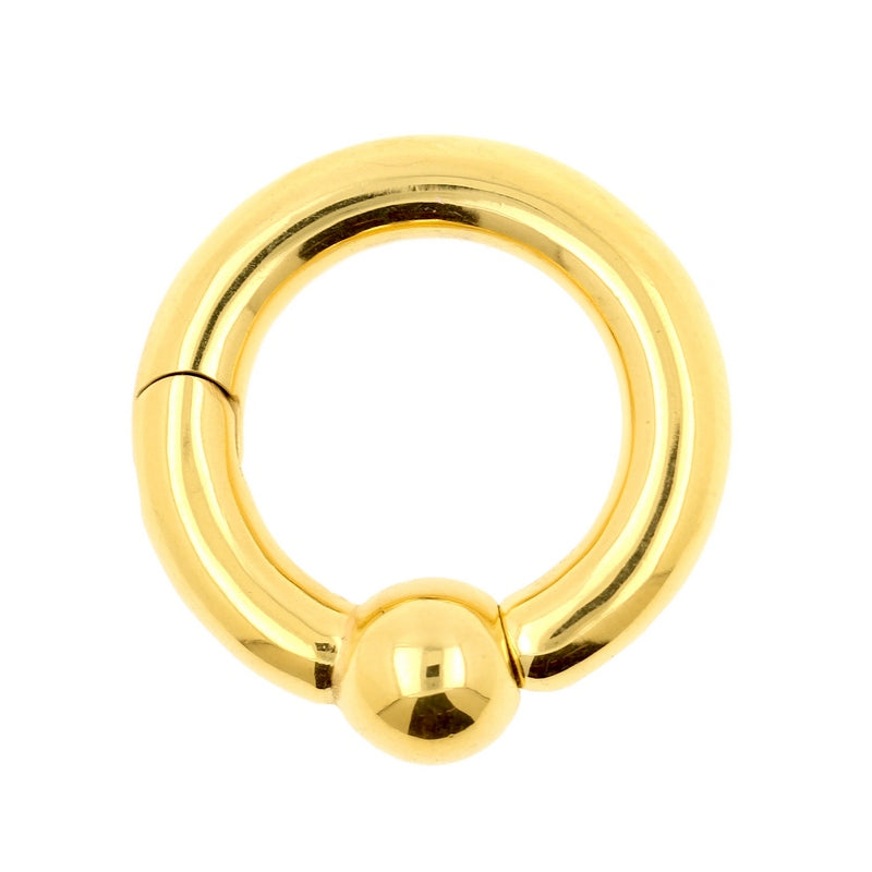 Chirurgisch Stalen Ball Closure Click Ring Goud