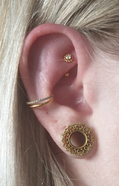 Ear Double Conch Piercing Jewelry Conch Piercing Double Chain