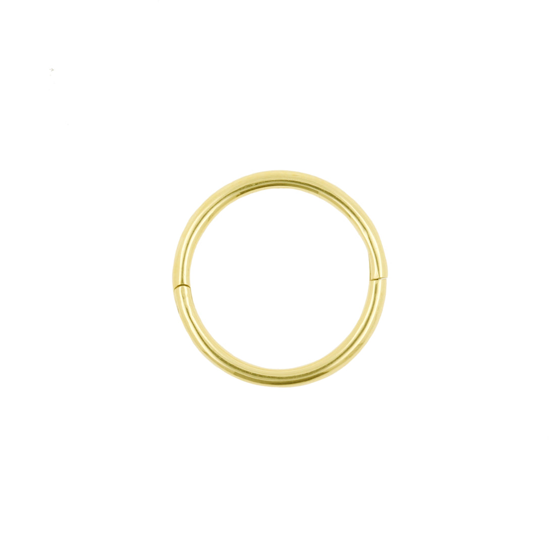 Nickel-Free Stainless Steel Click Ring With Wave Lock Gold