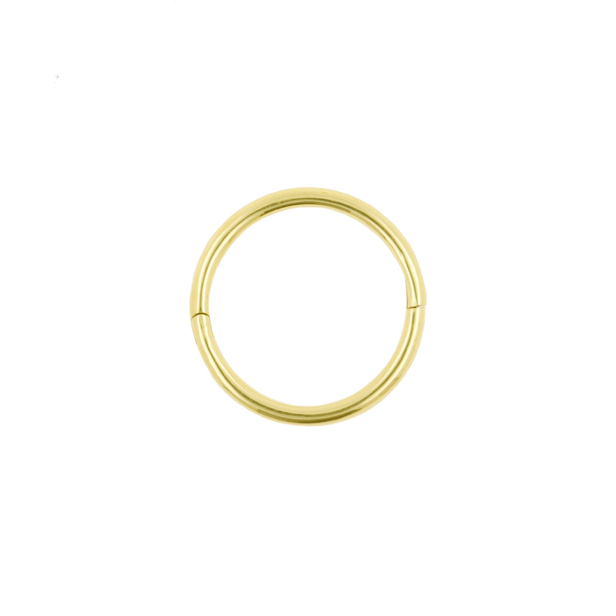 Nikkelvrij Staal Click Ring met Wave Lock Goud
