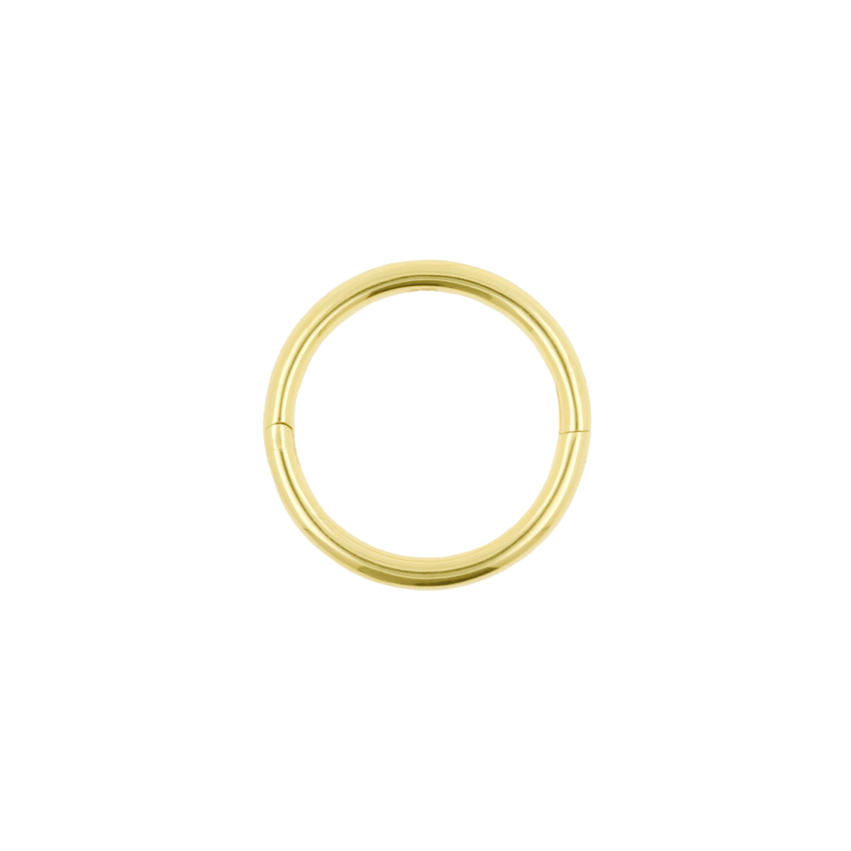 Nikkelvrij Staal Click Ring met Wave Lock Goud