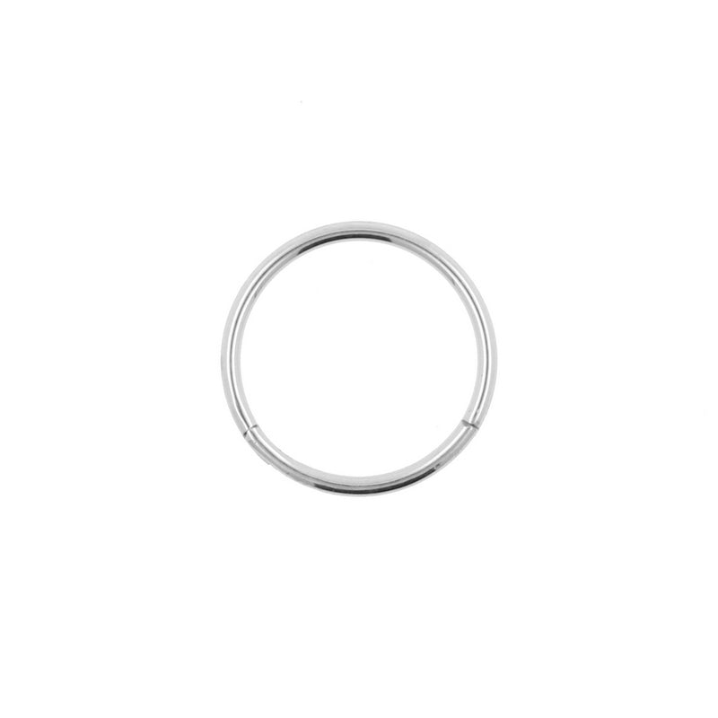 Surgical Steel Click Ring Silver