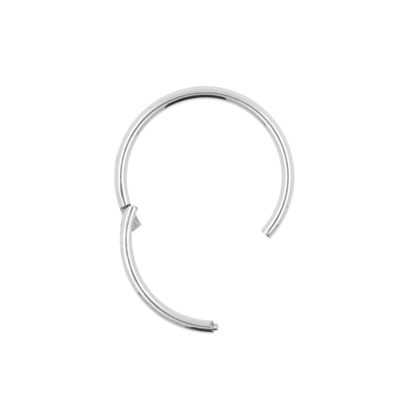 Surgical Steel Click Ring Silver