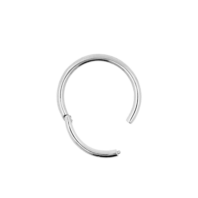 Surgical Steel Click Ring Silver